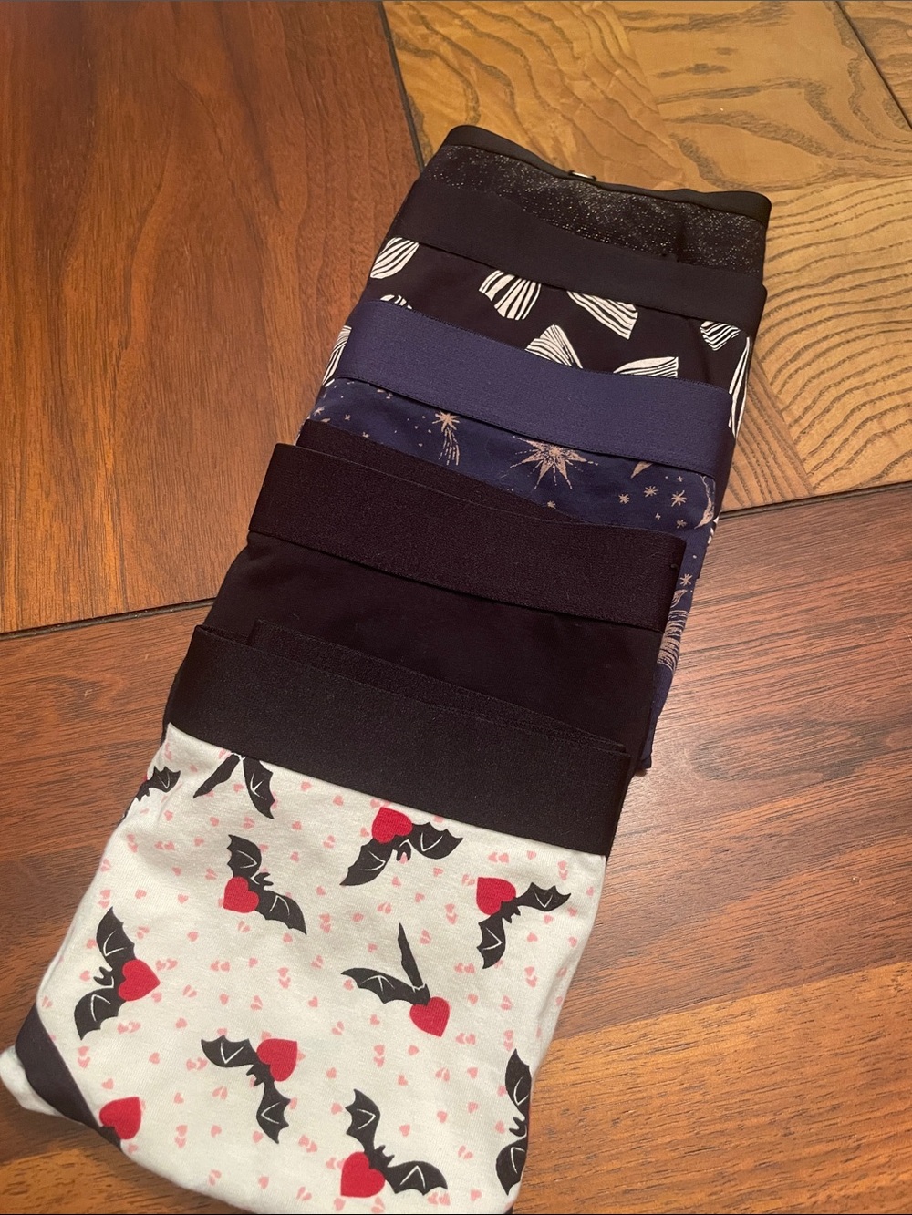 torrid Black, Navy & Gray Assorted Hipster Panty 5-Pack M23 - Picture 11 of 11
